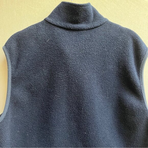 Vintage Lands’ End Dodgers fleece full zip up Vest Sz L - Picture 3 of 10